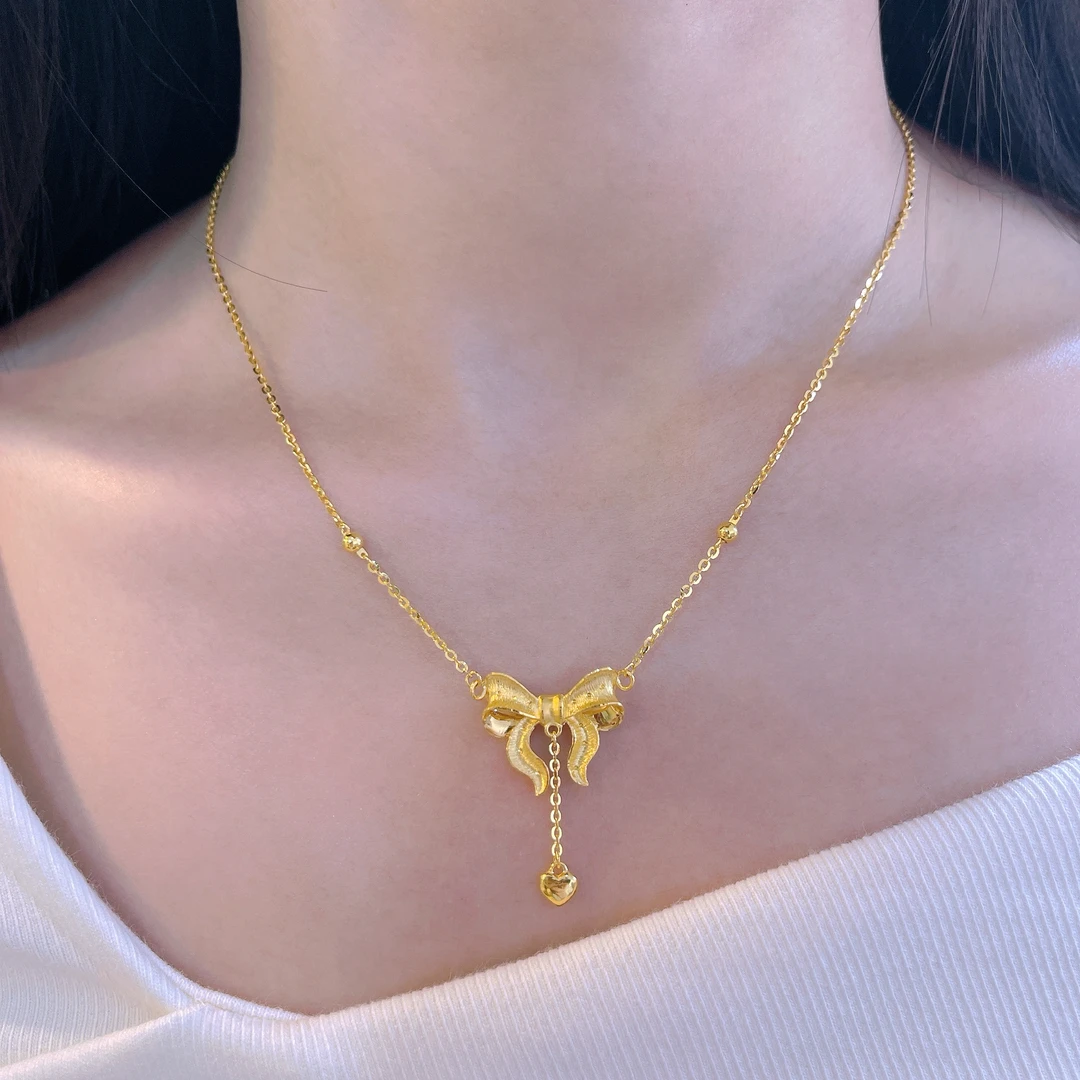 5G工艺足金999在逃公主轻奢百搭套链