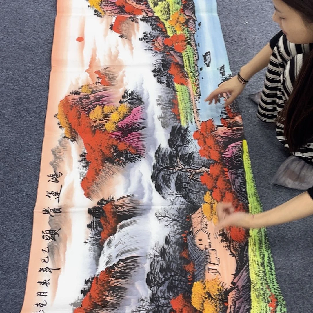 国画作品小姐姐放漏…