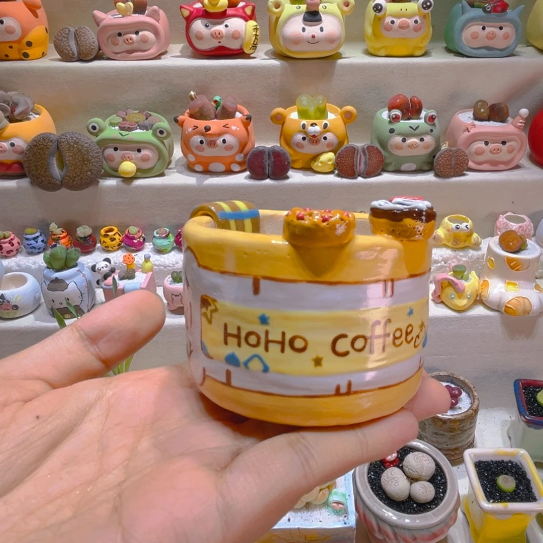 137纯手工制作重工盆盆