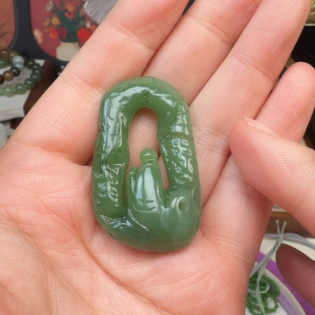 和田玉（碧玉）未镶嵌颈饰