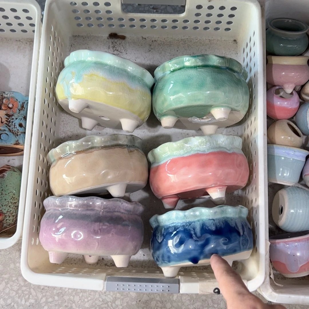 陶瓷多肉小花盆@@