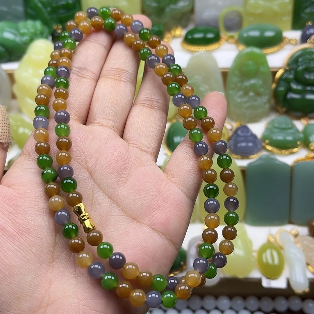 和田玉未镶嵌项链