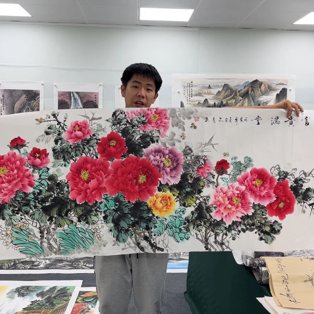 国画宣纸国画纯手绘作品
