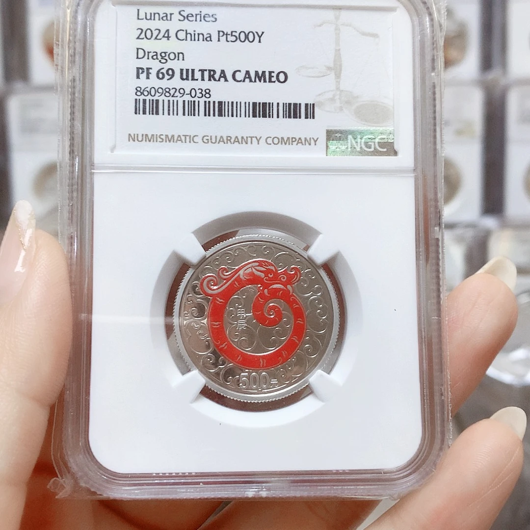 纯铂2024年15克铂金龙69分