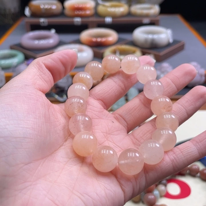 未镶嵌手镯石英质玉朦*