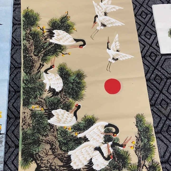 枕书斋画廊的直播间