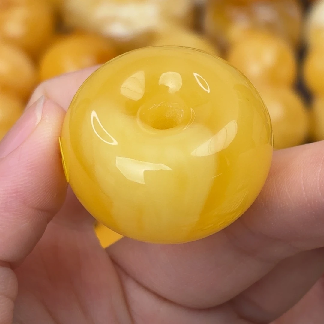 裸石蜜蜡未镶嵌面包圈