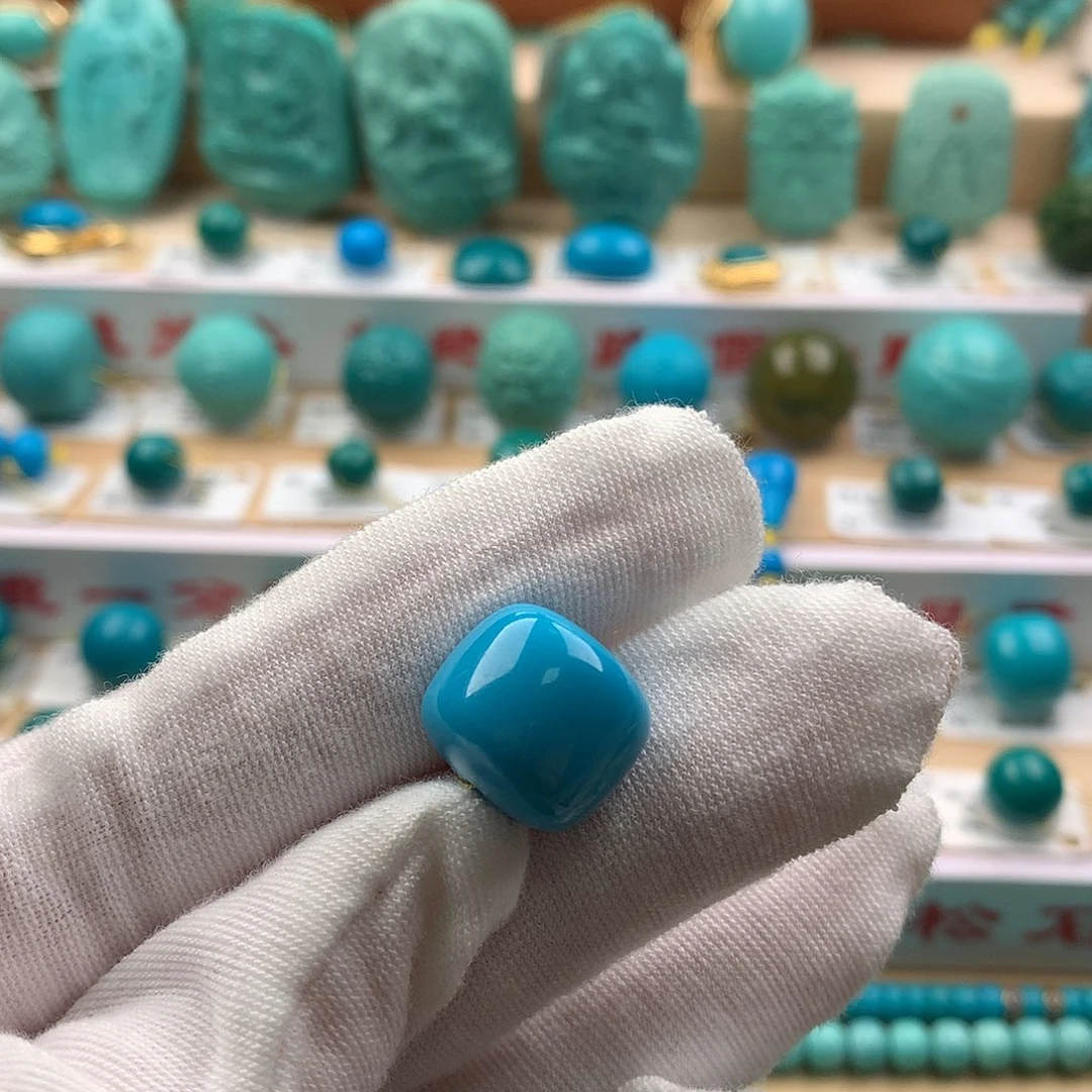 绿松石未镶嵌配饰14-12.5