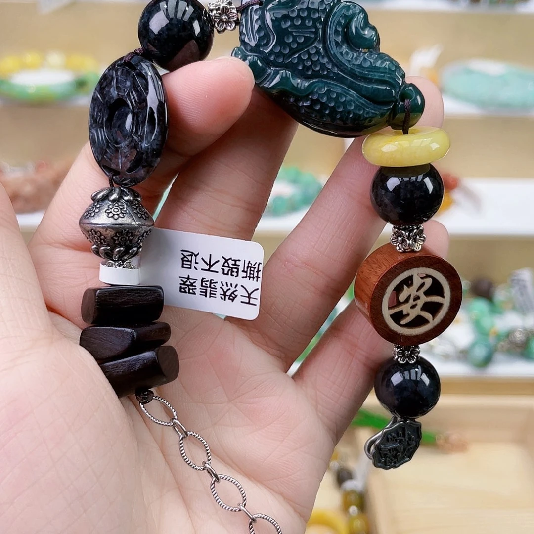 翡翠未镶嵌手链手链