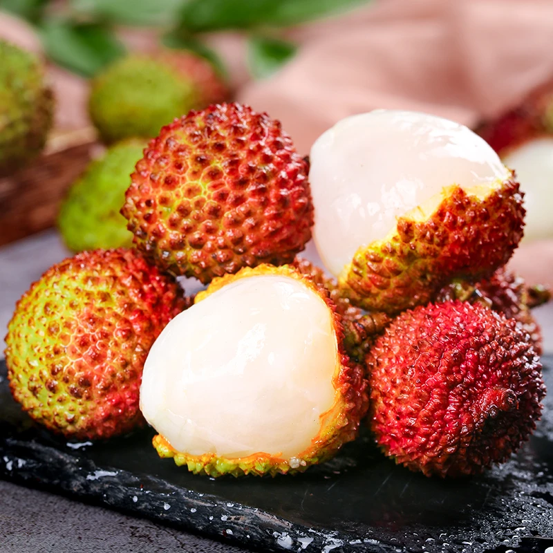 广东妃子笑荔枝3/4.5斤香甜多汁果肉白嫩新鲜/顺丰发货