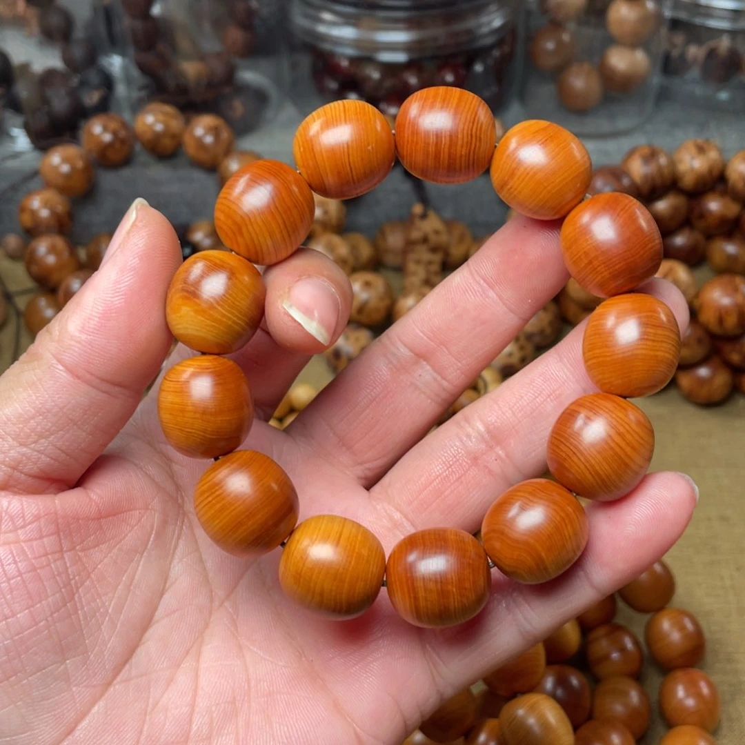 木1618川料红油老料枣珠