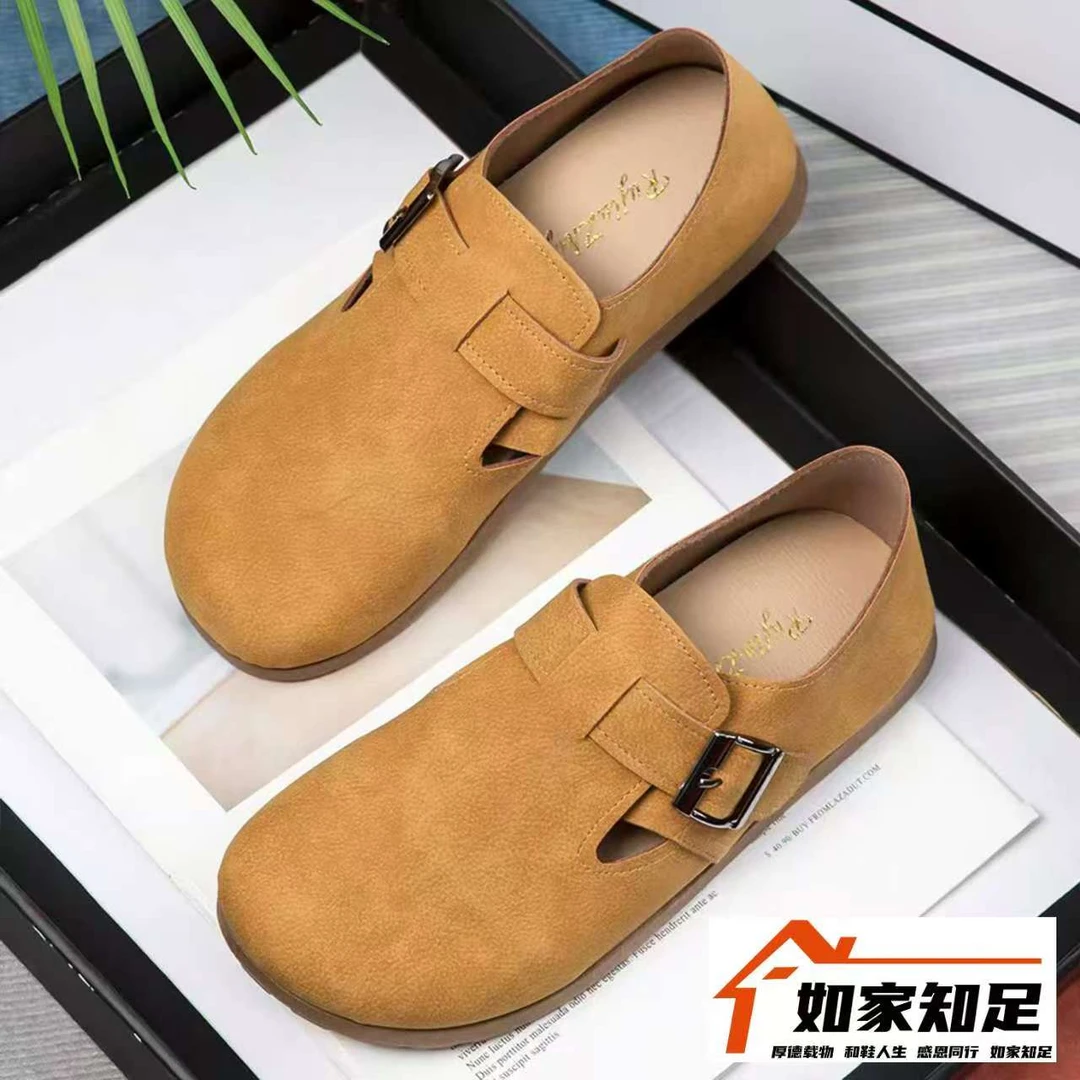 2025简约时尚百搭勃肯鞋全包半包款舒适
