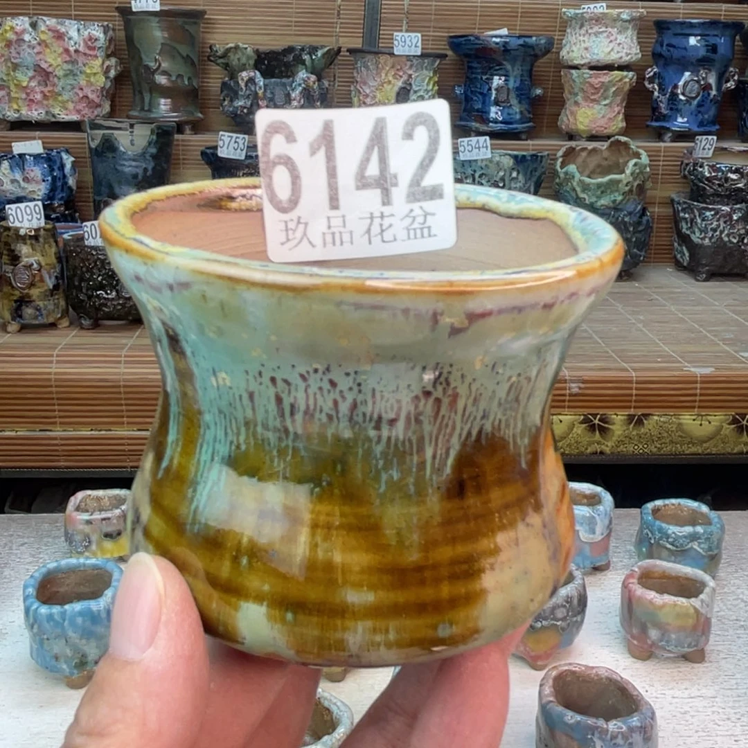 手工花盆默认瑕疵完美者勿拍