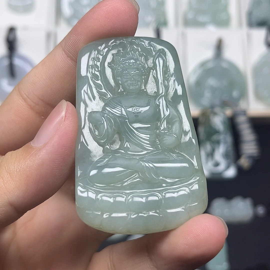 颈饰未镶嵌翡翠缅甸天然翡翠