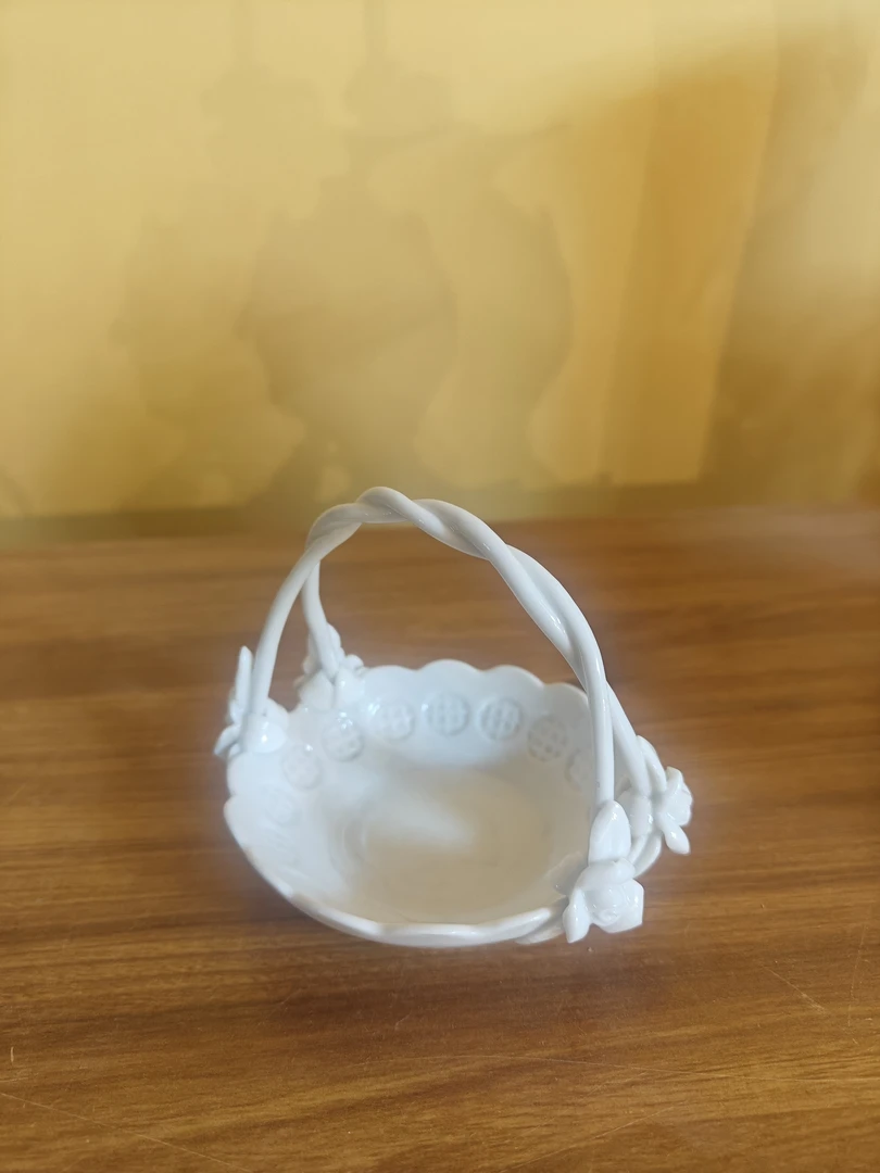 捏花麻花把手提篮蘸料10厘米