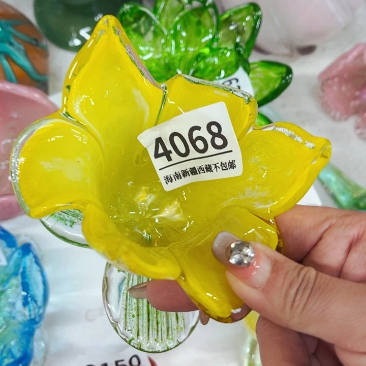 琉璃花碗4068 家悦美居琉璃花瓶