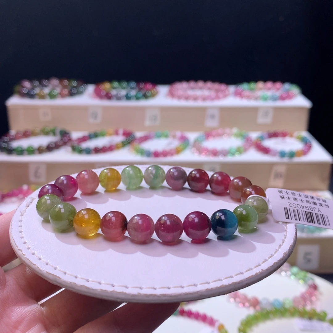 碧玺未镶嵌手链碧玺