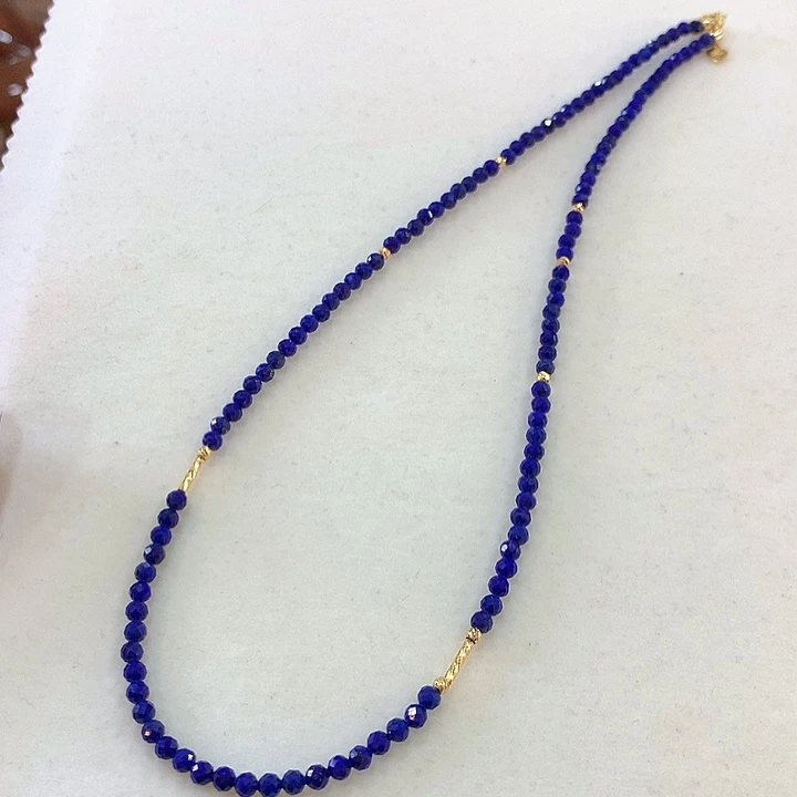 青金石合金颈饰青金石项链