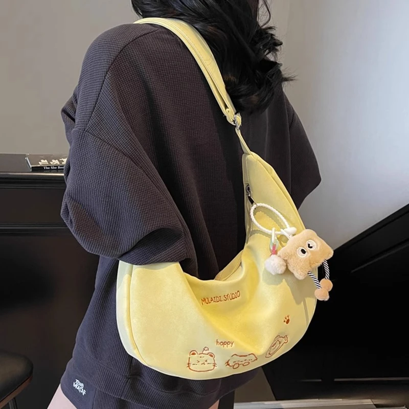 简约大容量包包女2025新款夏季松弛感托特包大学生上课通勤单肩包