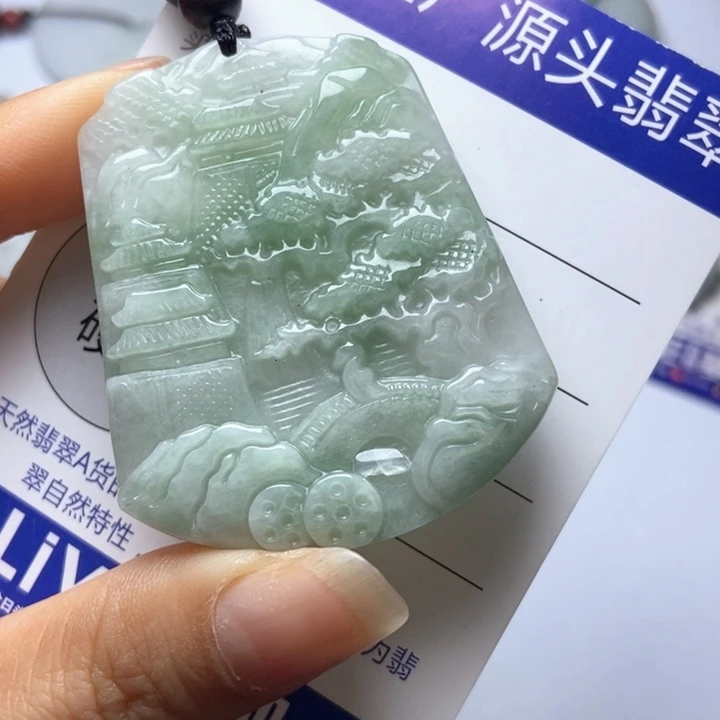 翡翠未镶嵌颈饰翡翠