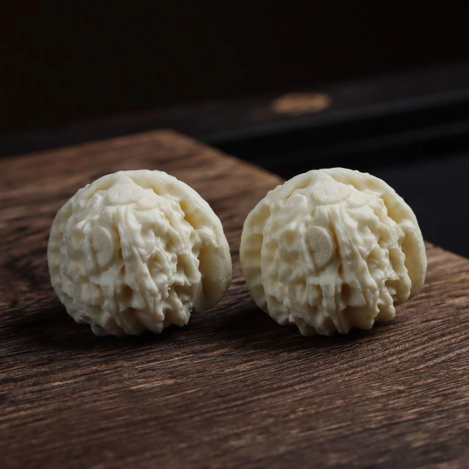 龙纹核桃一对-无礼盒-@@g029