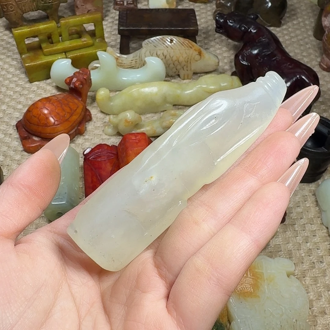 白玉菩提吊坠挂件
