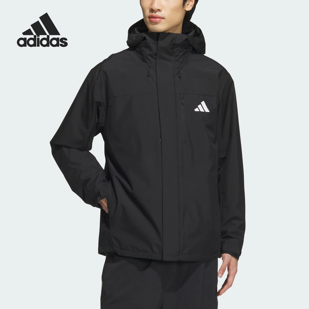Adidas/阿迪达斯正品新款男女户外三合一加绒连帽外套JM9140