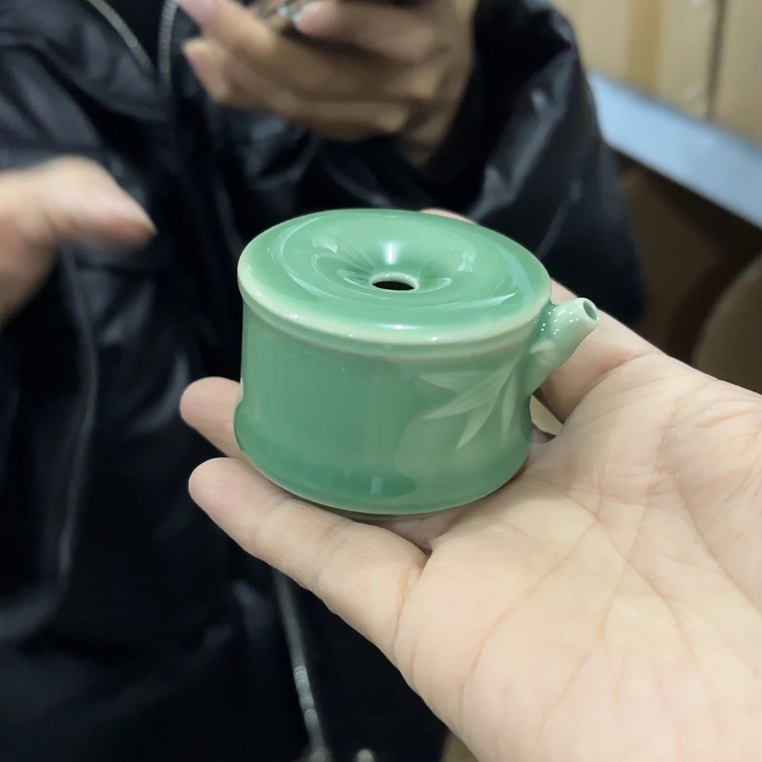 龙泉云间青瓷小米茶器