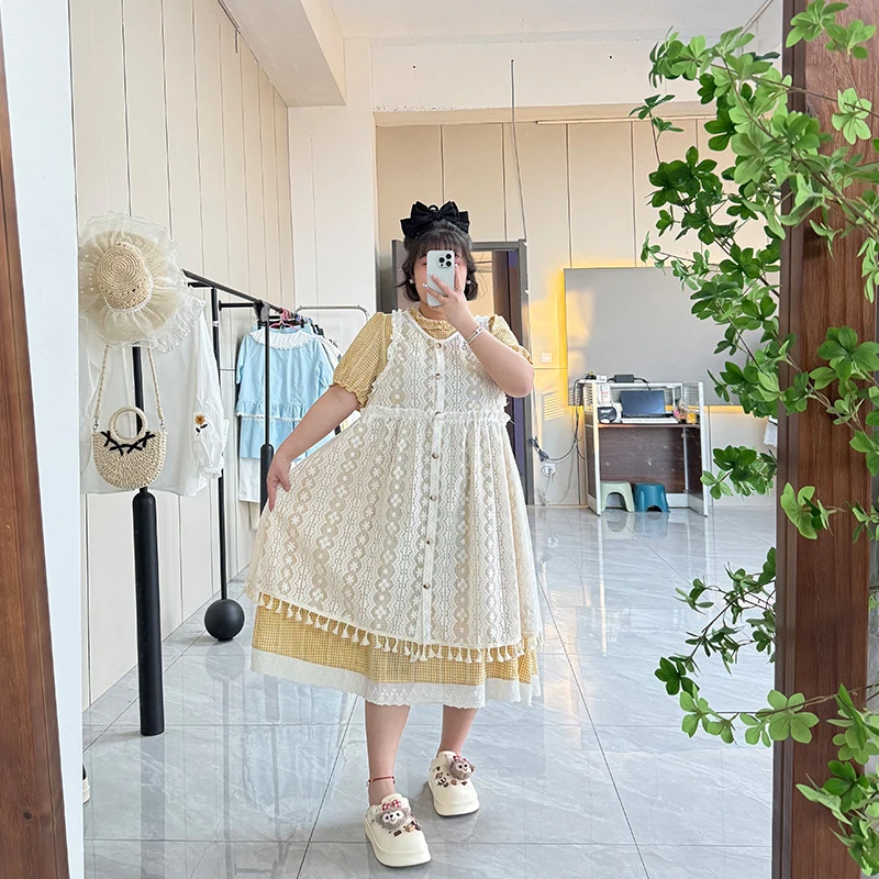 大码女装短袖连衣裙240斤套装裙子胖妹妹显瘦遮肉两件套春款新款