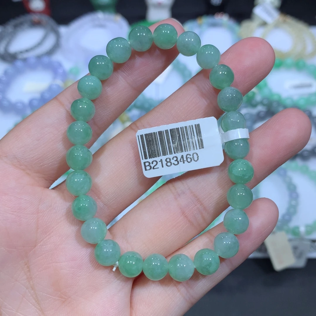 翡翠未镶嵌手串天然