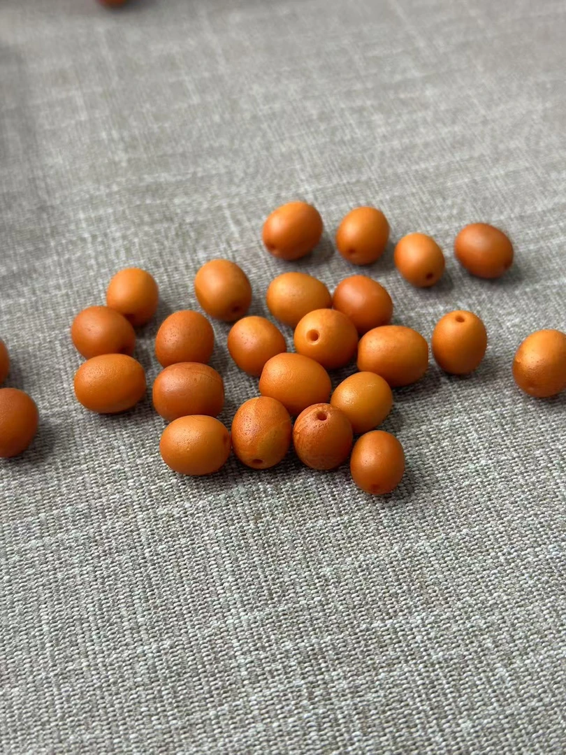 橘皮风化纹老蜡小枣珠桶珠（多样性发其一）