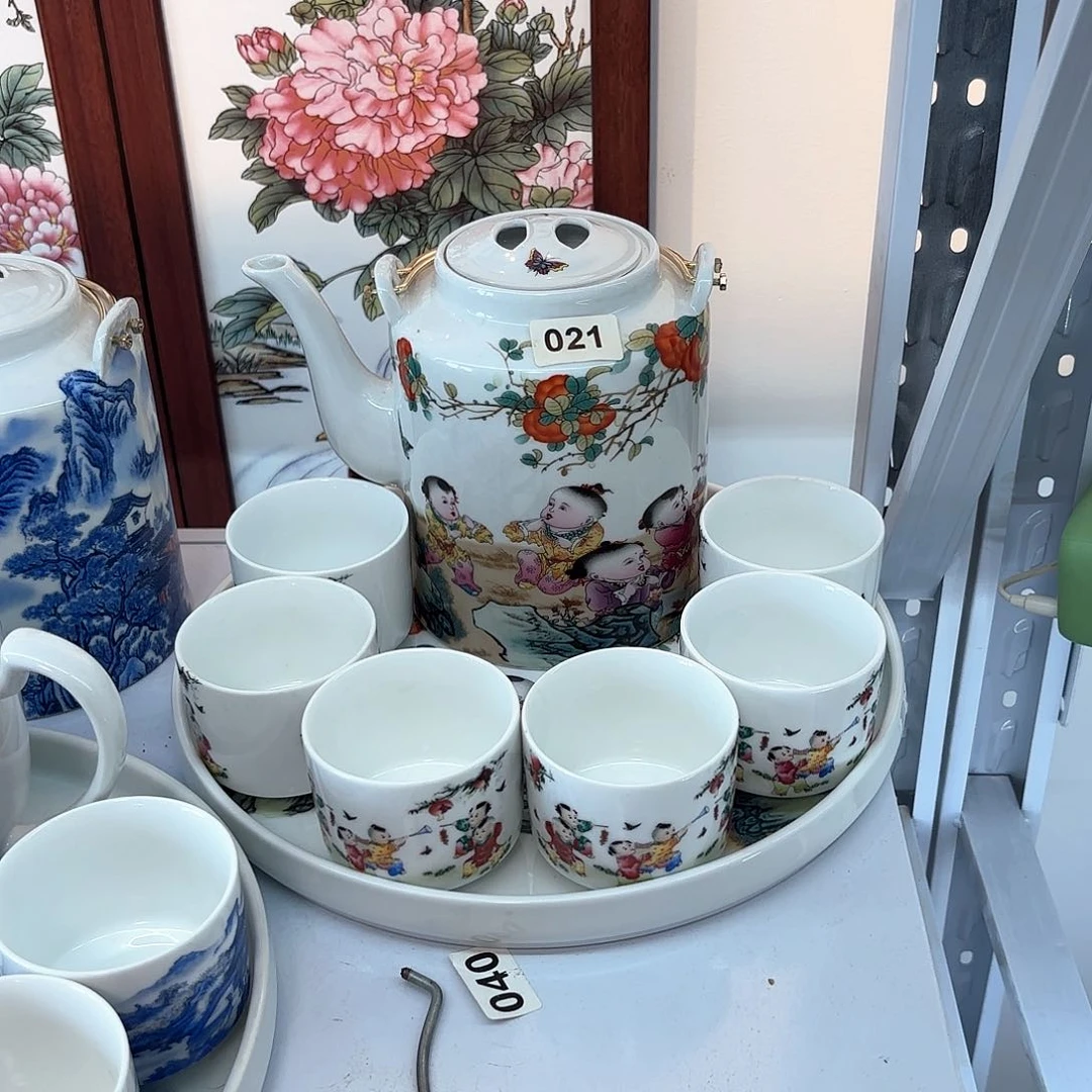 壶事事如意三斤➕六个杯子➕茶盘