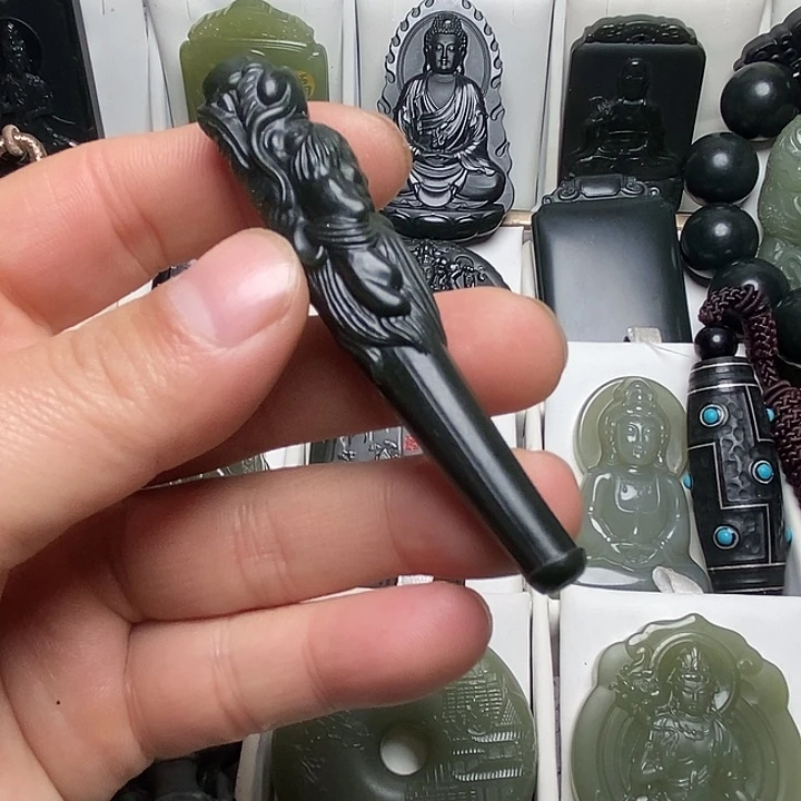 和田玉（青玉）未镶嵌颈饰