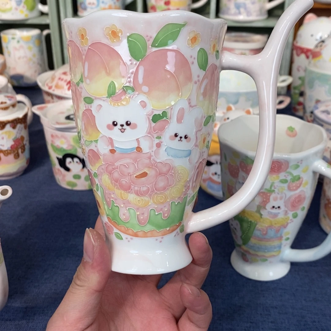 瓷片兔熊马克杯福利价格