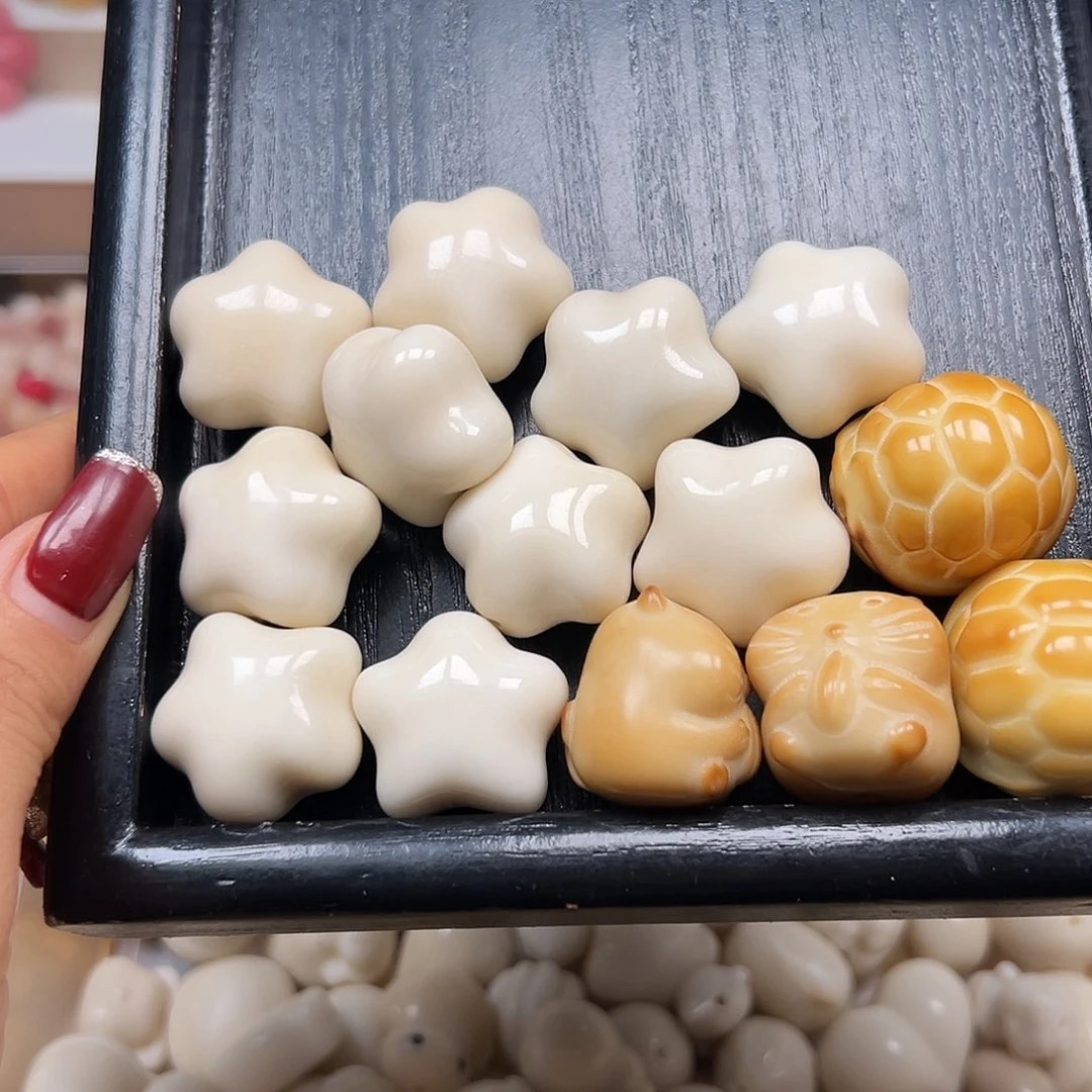 偏***偏手串菩提根/象牙果微瑕14克有裂
