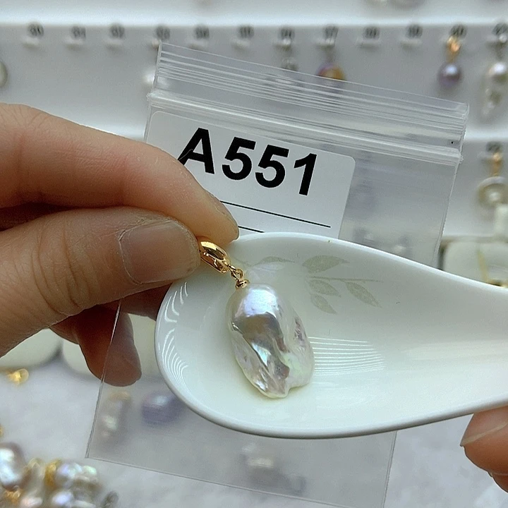 淡水珍珠颈饰银S925镶嵌