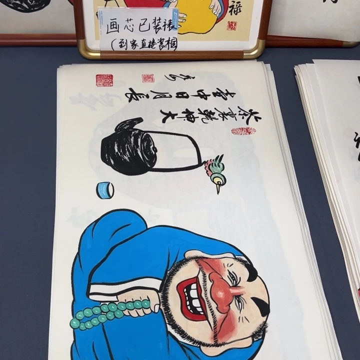 国画禅意画纯手绘作品