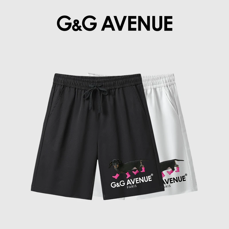 法国G&G AVENUE轻奢潮牌透气工装短裤男士夏季五分裤子-GK2511551