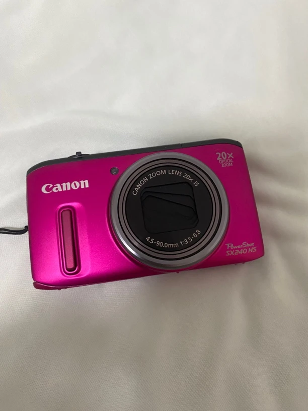 95新 Canon/佳能 sx240玫红色20倍长焦数码相机
