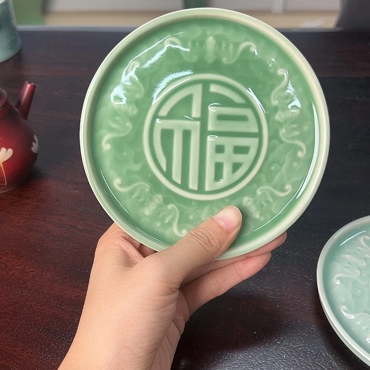 龙泉云间青瓷小米茶器