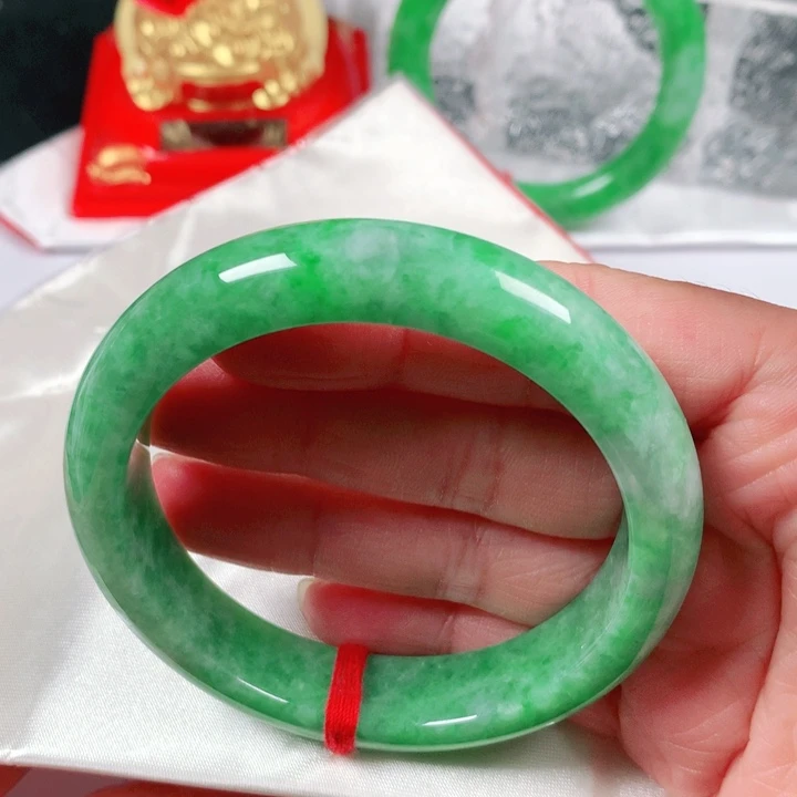 未镶嵌手镯翡翠  编号Sz1032 正圈57