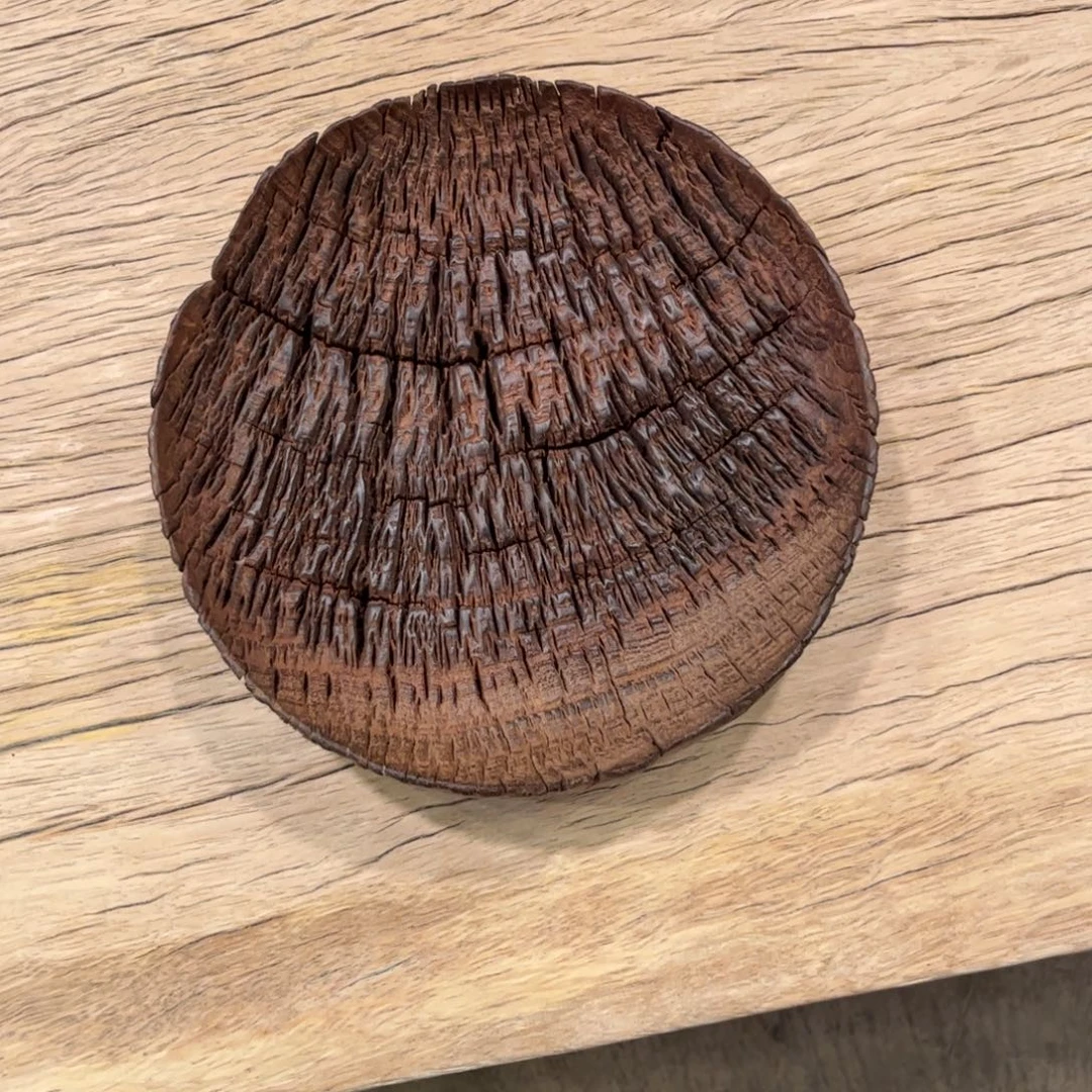 李***生有机玻璃栎木果盘