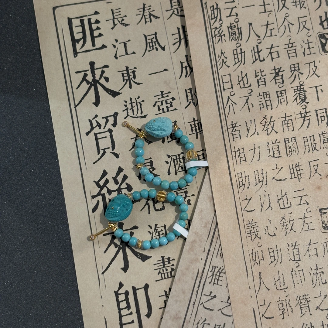 18K绿松宝宝佛戒指 多样性发一 LLZB-04