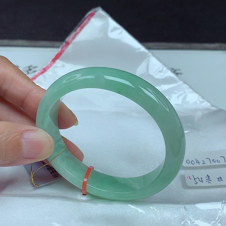 翡翠未镶嵌手镯54贵0795