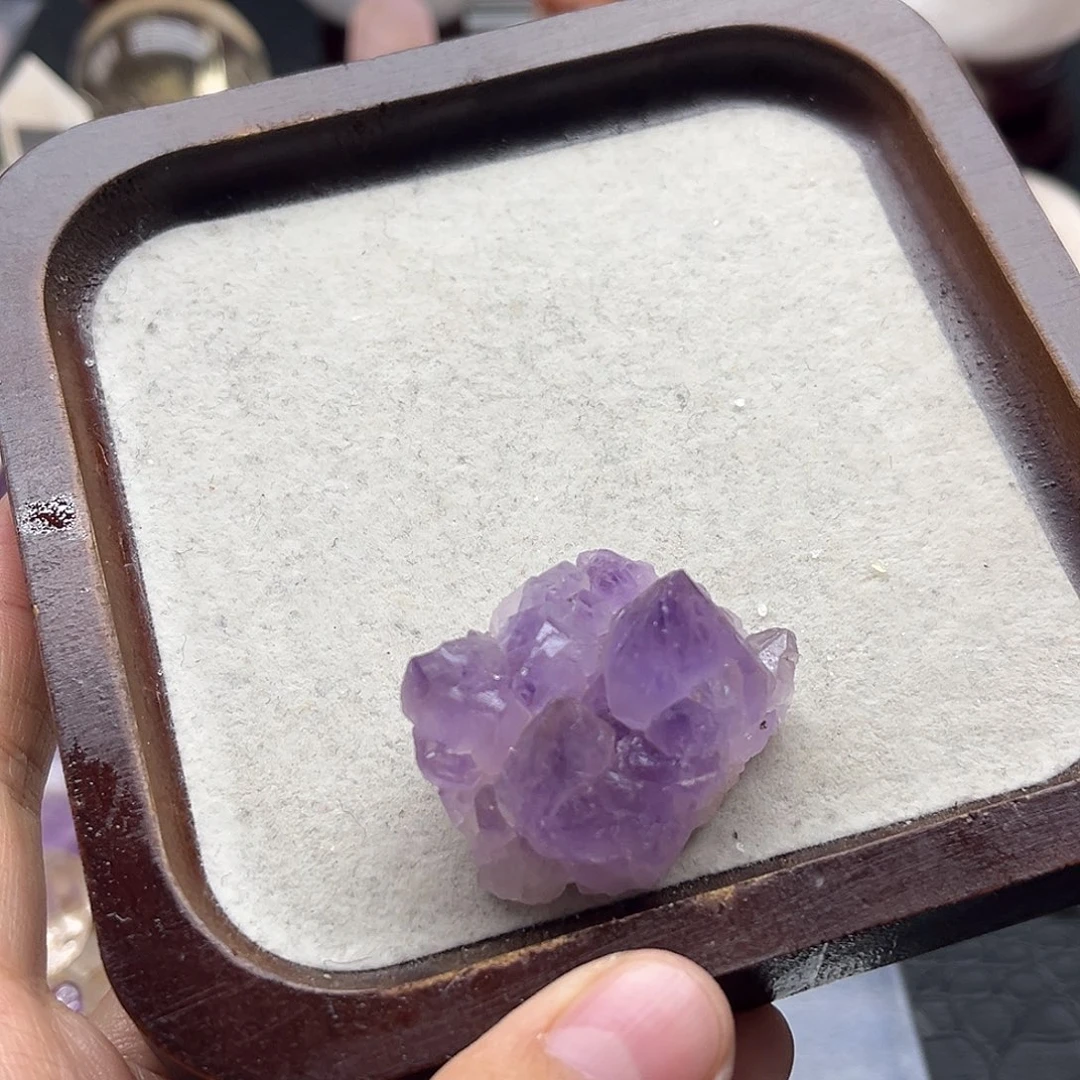 未镶嵌水晶珠宝半成品94紫晶簇