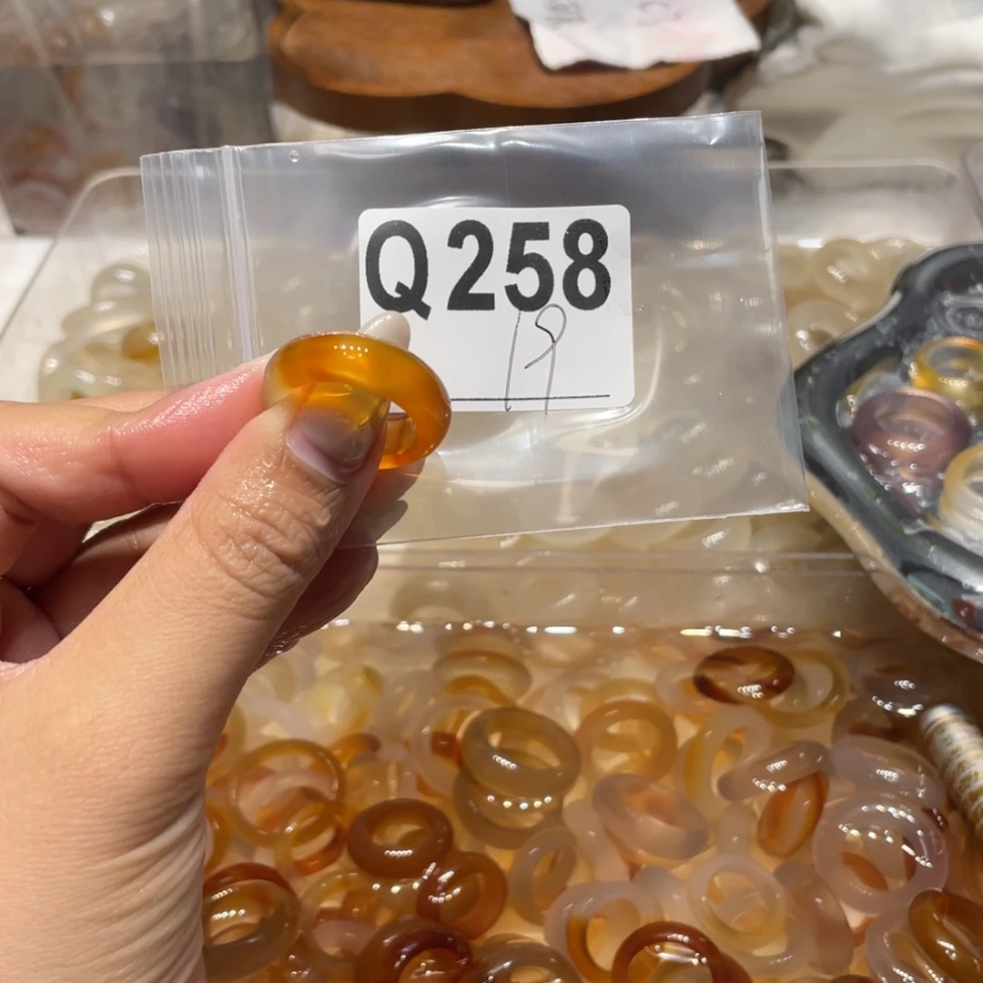 玛瑙/玉髓未镶嵌戒指258