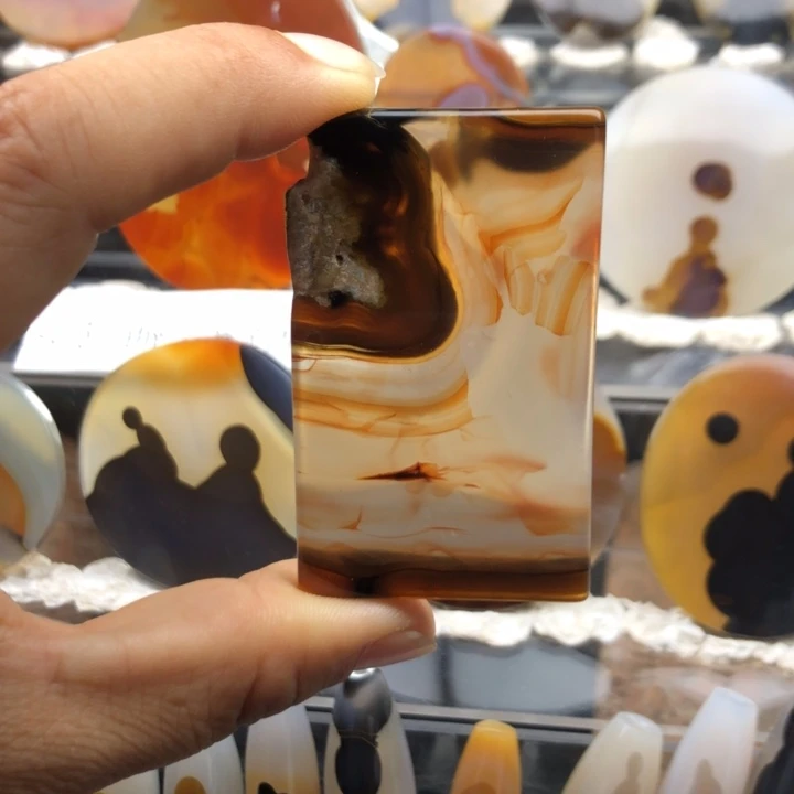 合金玛瑙/玉髓珠宝奇石10有瑕