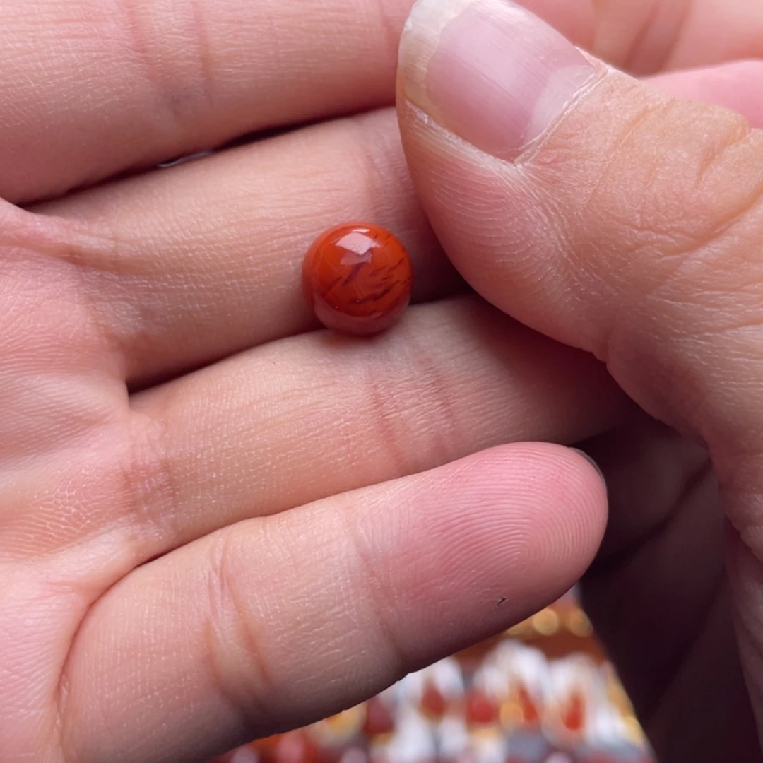 【闪购商品】未镶嵌圆蛋面南红玛瑙糖*