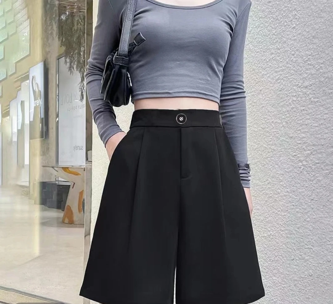 随意超百搭！西装短裤