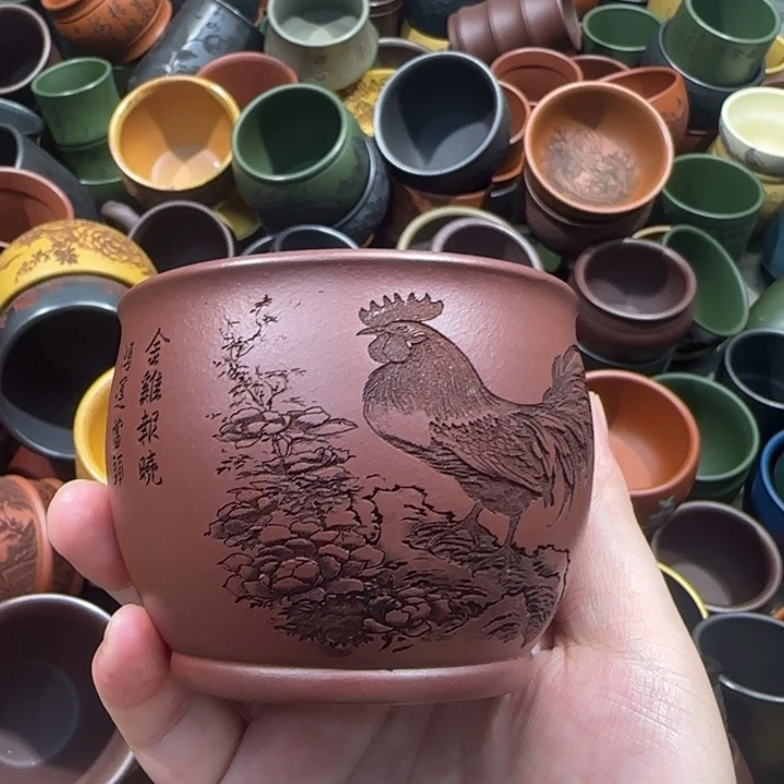 茶杯紫砂全手工紫砂